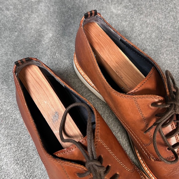 Cole Haan Derby Oxford Leather Brown Grand OS Hybrid Shoes Men\'s 10M main image 12